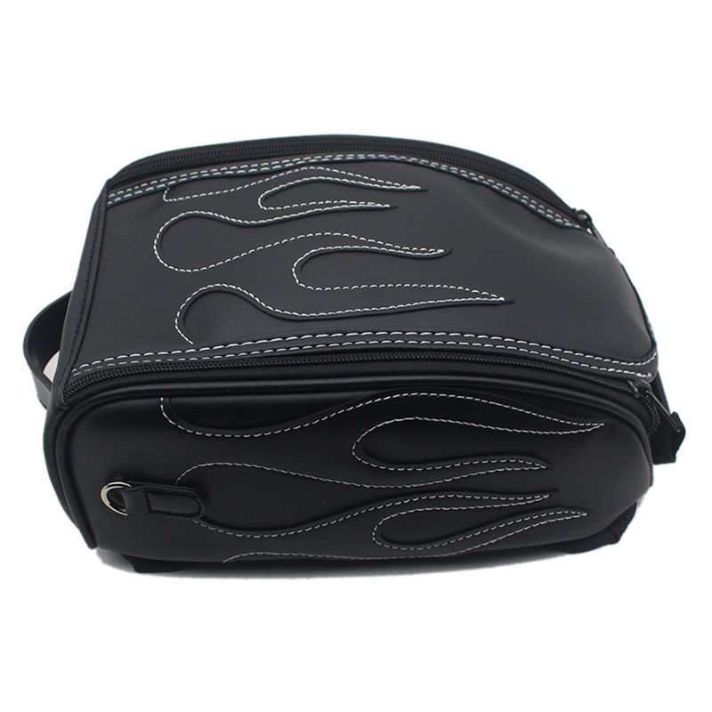 Motorcycle Fuel Tank Bag Storage PU Leather Bag for 883 Cub 500 Benali 502C 752S Saddlebag