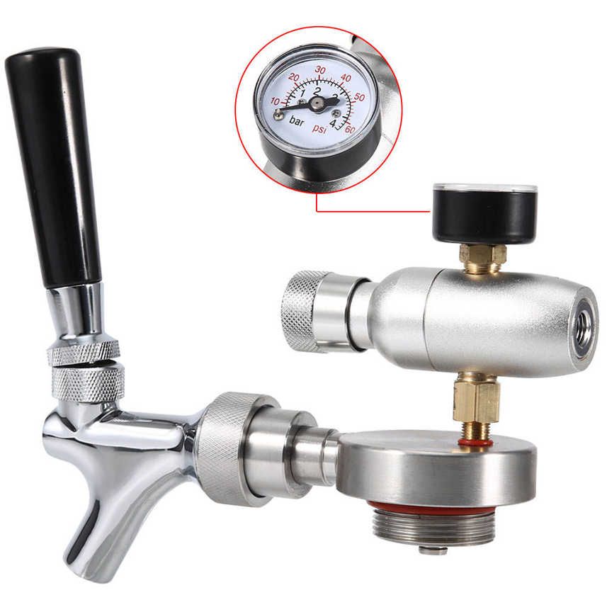 Stainless Steel Dispenser Tap Faucets for 2/3.6/4L Home Keg Spear Growler