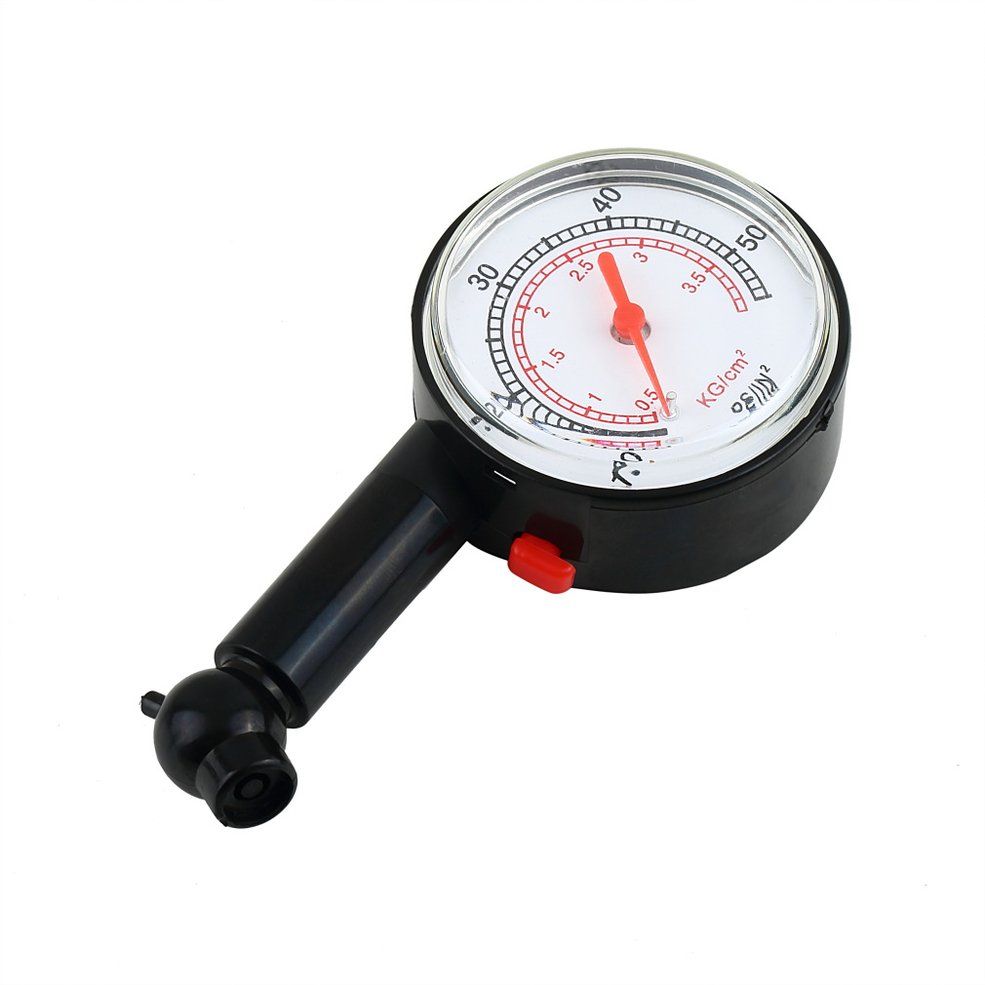 Car Tyre Tire Pressure Gauge For Car Auto Motorcycle Truck Bike Dial Meter-black