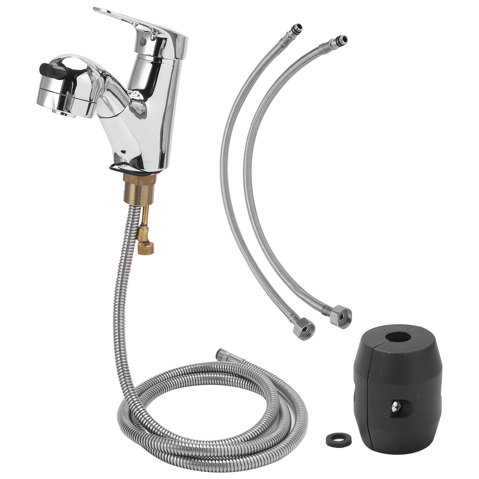Himeng La Shower Head Flexible 1.8m Adjustable Length for RV Camper Yacht Household Bathroom
