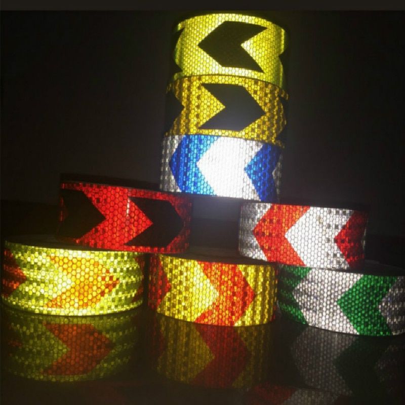 5cmx300cm Reflective Tape Car Sticker Auto Motorcycle Safety Warning Mark Self Adhesive Tape Reflective Film Decal Car Styling