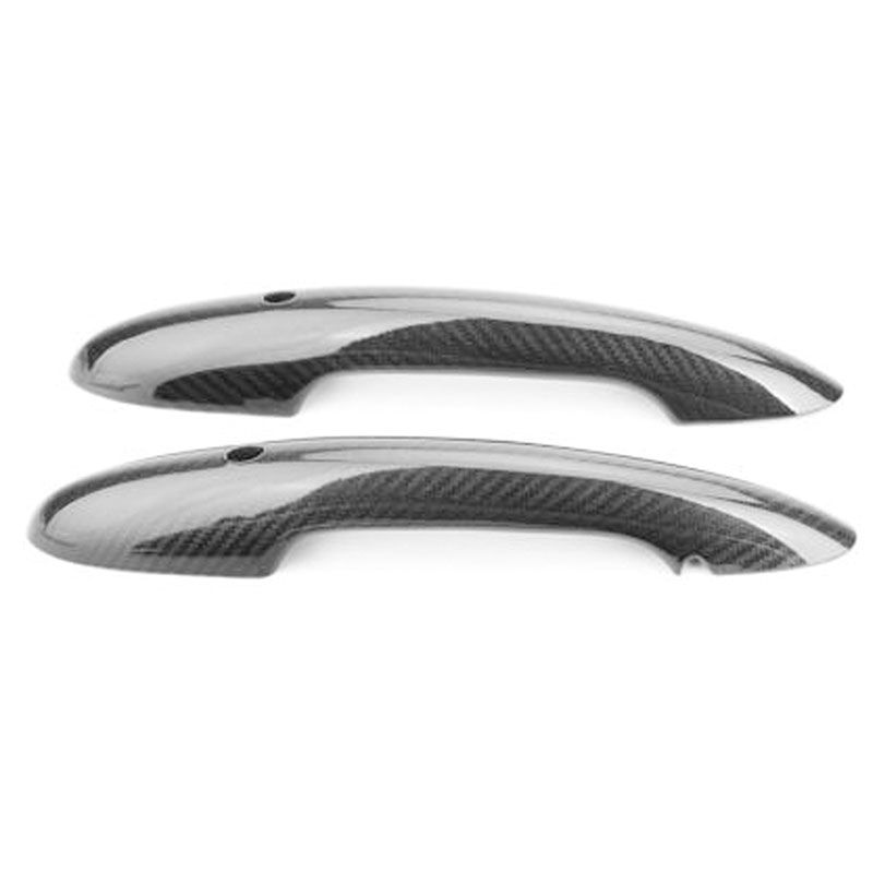 Carbon Fiber Protect Door Handle Cover Accessories with Keyhole for Mini Cooper F55 F56 F54 F60 R55 R56 R60 Countryman