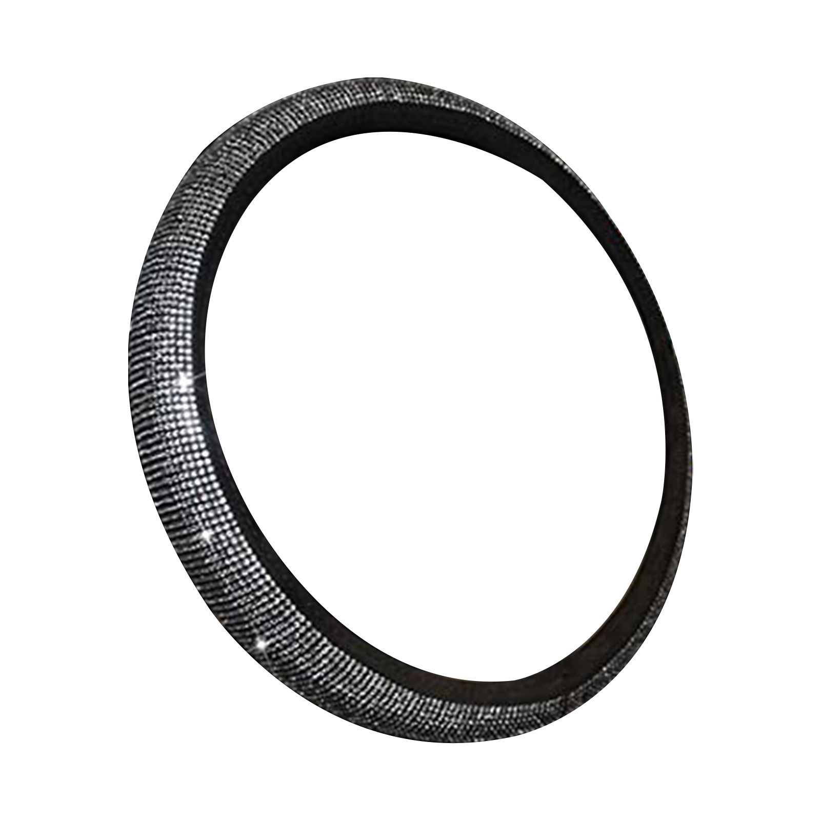 Steering Wheel Case Dirt-resistant Car Bling Rhinestones Steering Wheel Protector