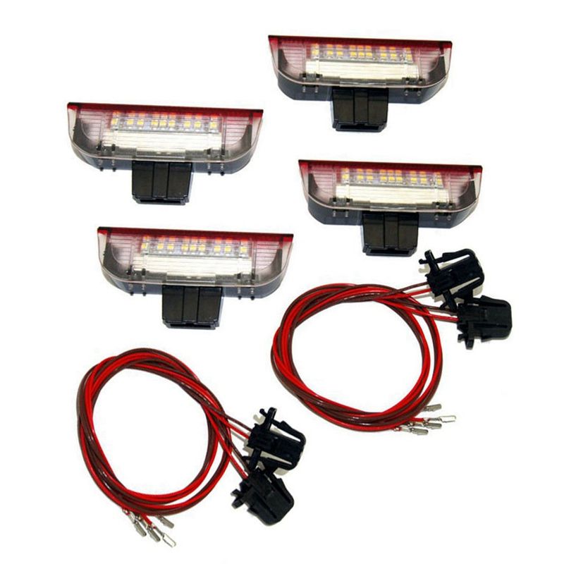 Practical Product 4Pcs Car LED Door Warning Light Welcome Projector for Golf 6 7 Jetta MK5 MK6 Passat B6 B7 CC TIGUAN Scirocco