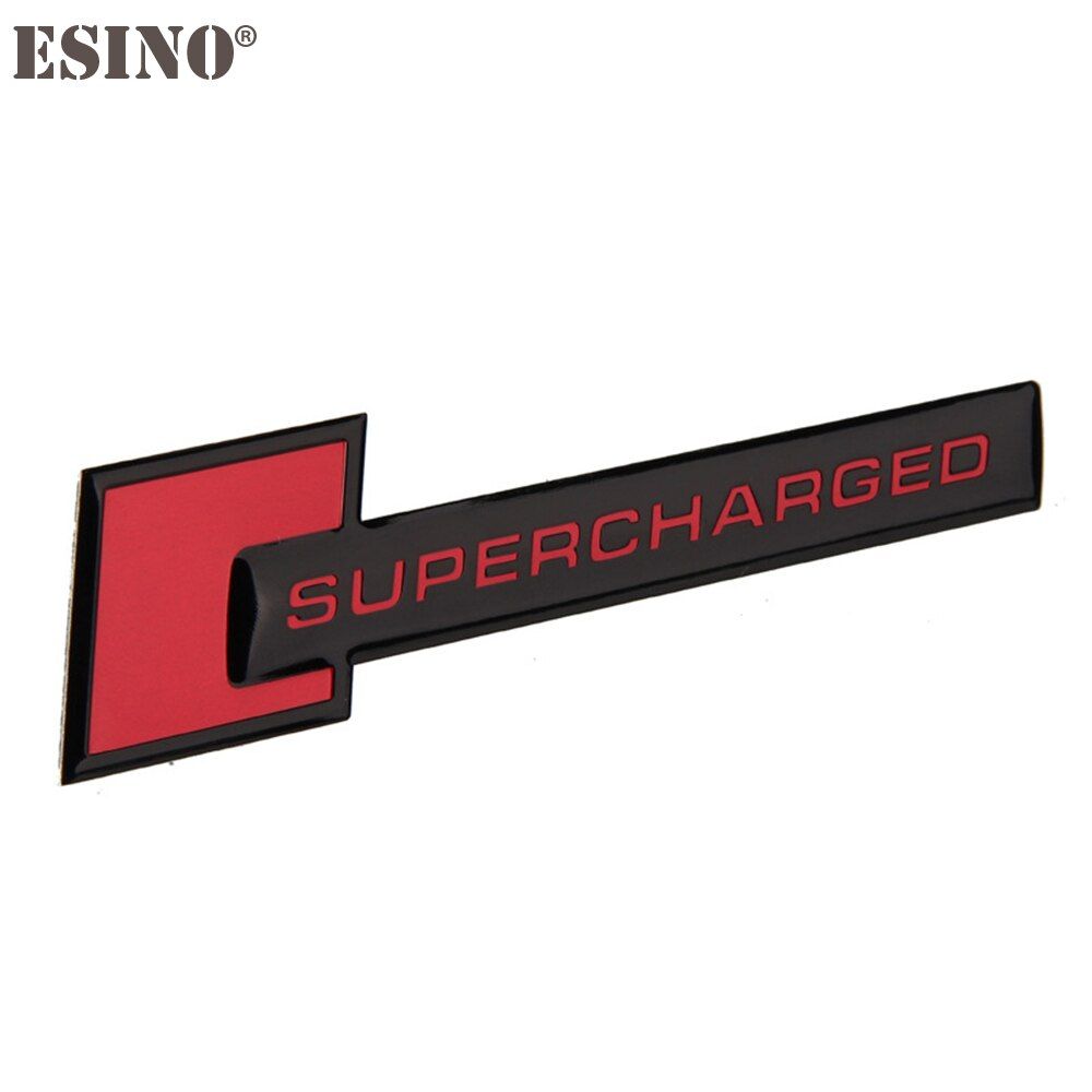 Car Styling Supercharged Turbo Loading 3D Metal Chrome Aluminium Alloy 3D Emblem Badge Sticker Decal Auto Accessory