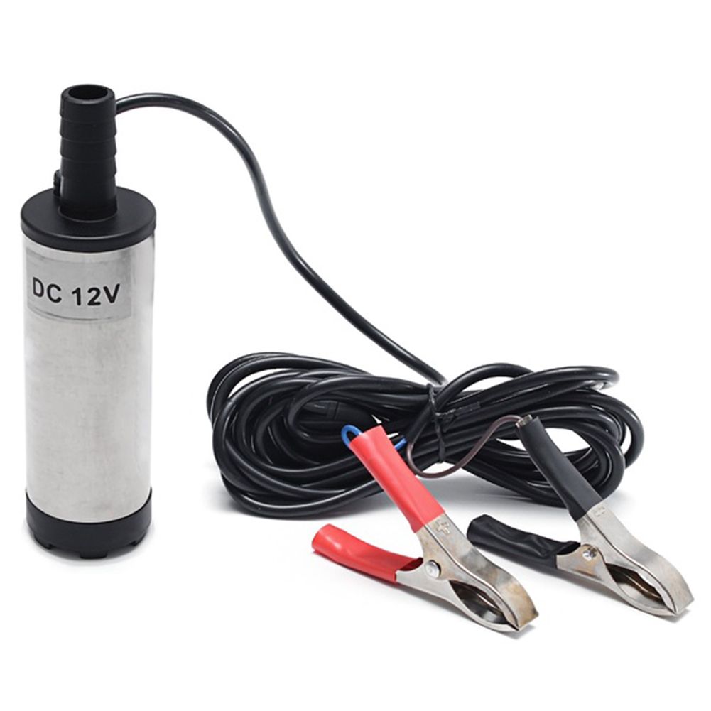 DC12V Portable Metal Electric Submersible Fuel Water Oil Fluid Transfer Pump