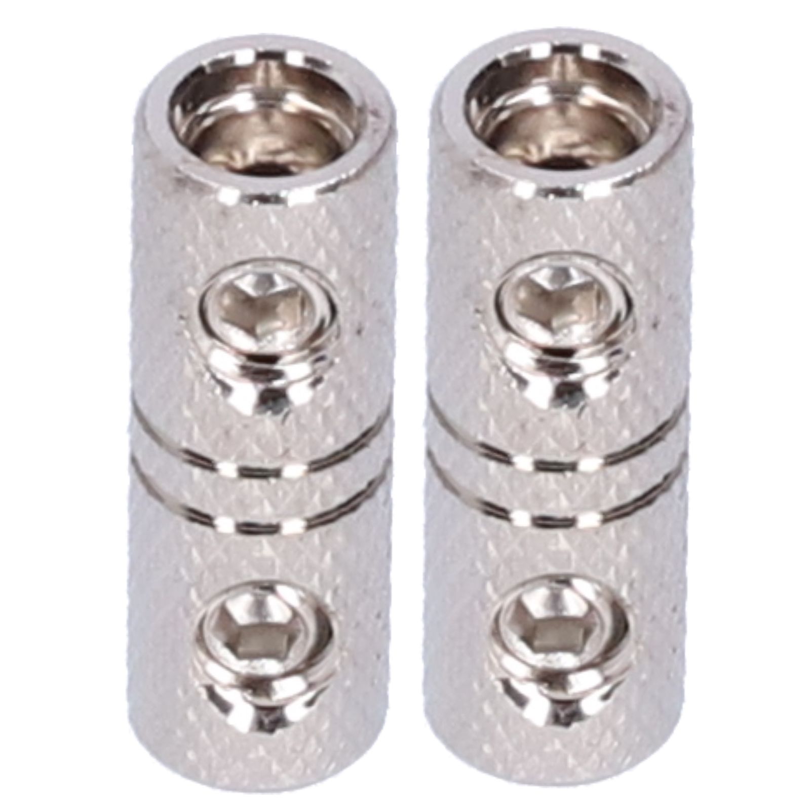2pcs Power Cord Extension 8 Gauge Input Output Wire Coupler Joiner For Car Audio