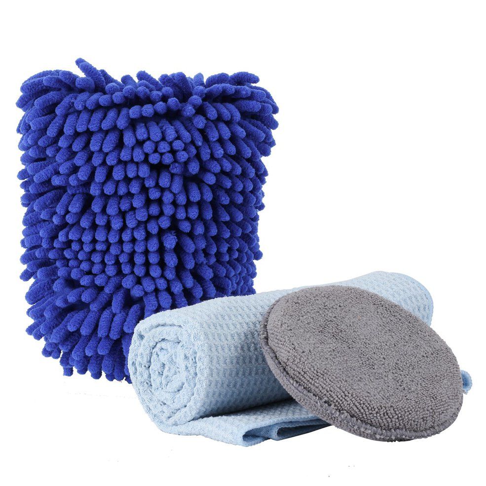 MA Portable Car Wash Combination Household Dust Brush Cleaning Tool Set-Multicolor