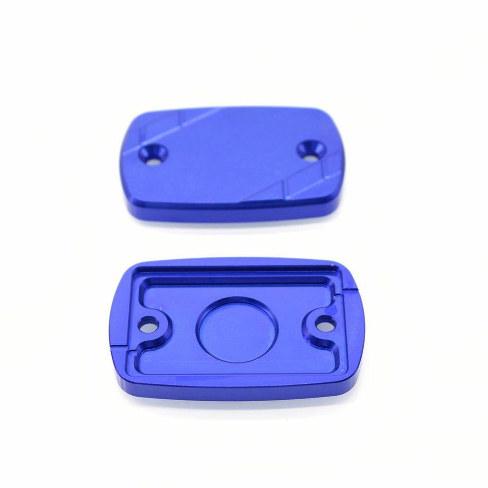 2pcs modified front brake oil pump cover for XMAX 125/250/300/400 Motorcycle modification accessories - blue