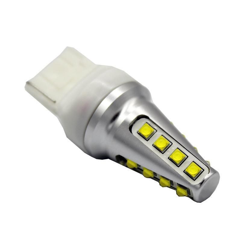2Pcs T20 7443 Reserve Back-up Turn Singal Lights White 80W 800LM 12-24V