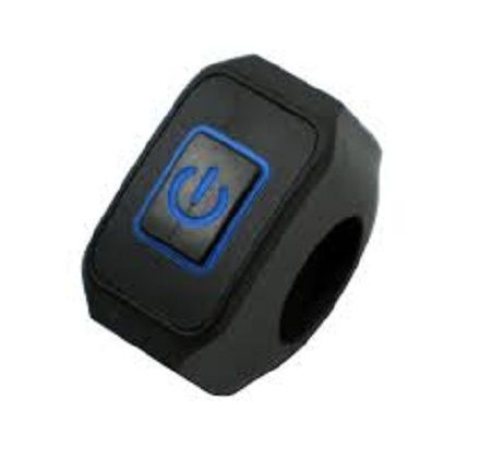 New ON/OFF Switch 7/8'' Motorcycle Handlebar Switch Momentary Button For Electric Star Kill Waterproof Control Switch Button with LED light for bike