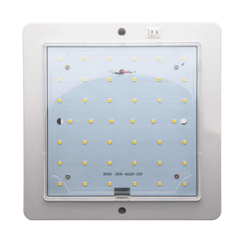 9W 12V Car Caravan Rv Led Interior Roof Ceiling Interior Lamp Dome Light Warm Light