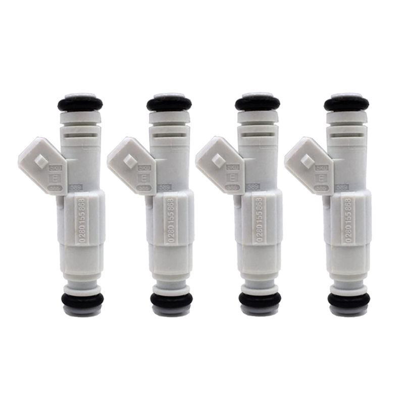 4 PCS Fuel Injectors Nozzle 0280155868 0280155811 24508208 for Buick Park Avenue 3.8L 2005