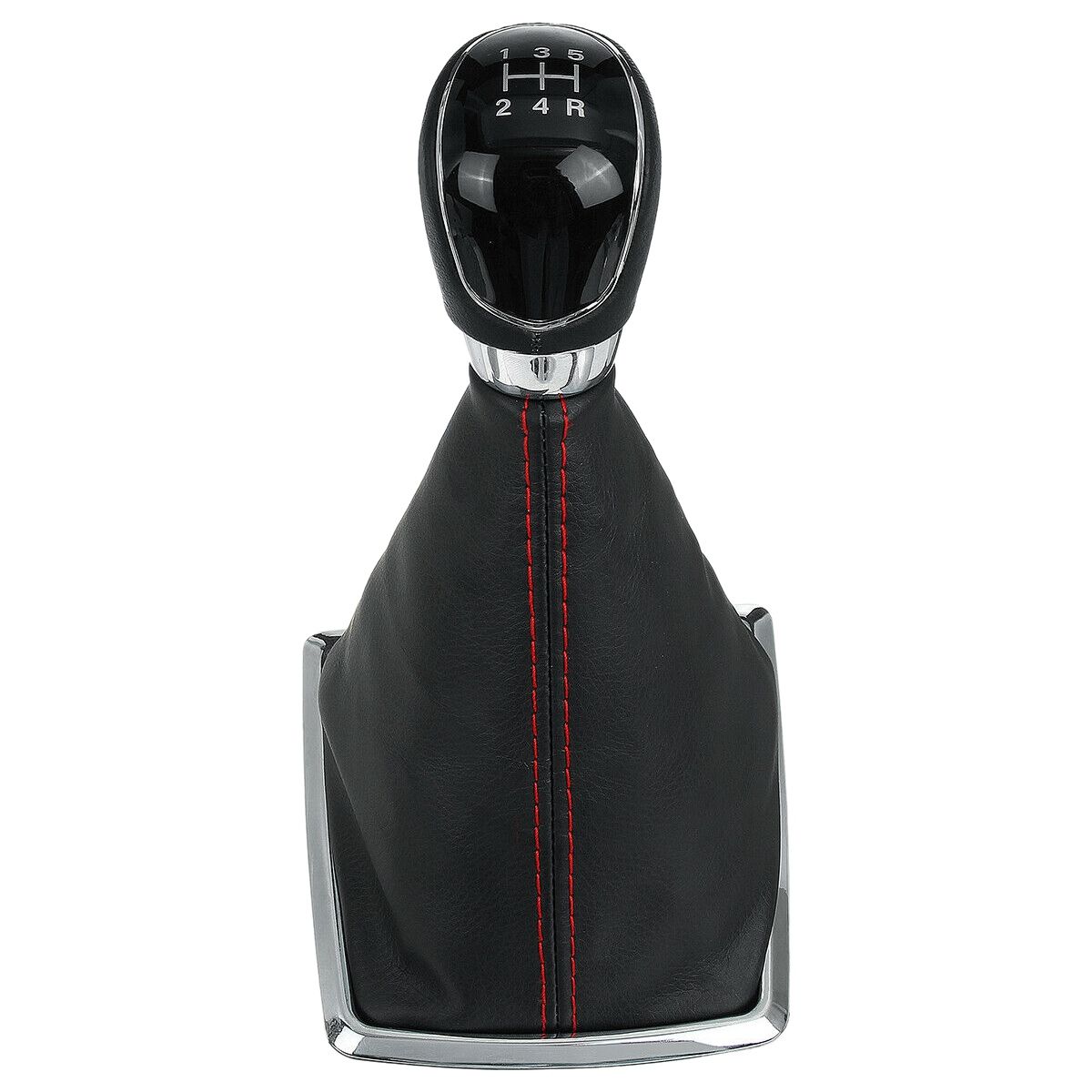 5 Speed Gear Stick Shift Knob&Dust Boot Cover for Ford Focus MK2 2005-2012