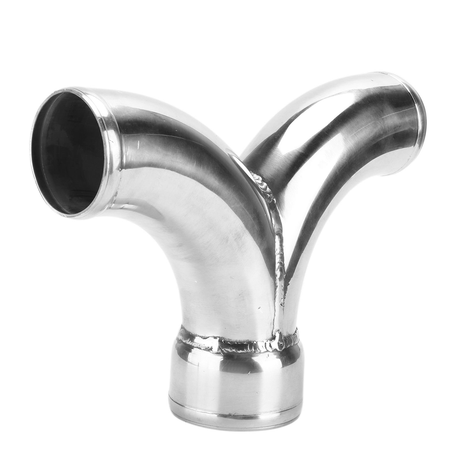 Dual Intake Intercooler Pipe Car Accessories 2.5in To 3in