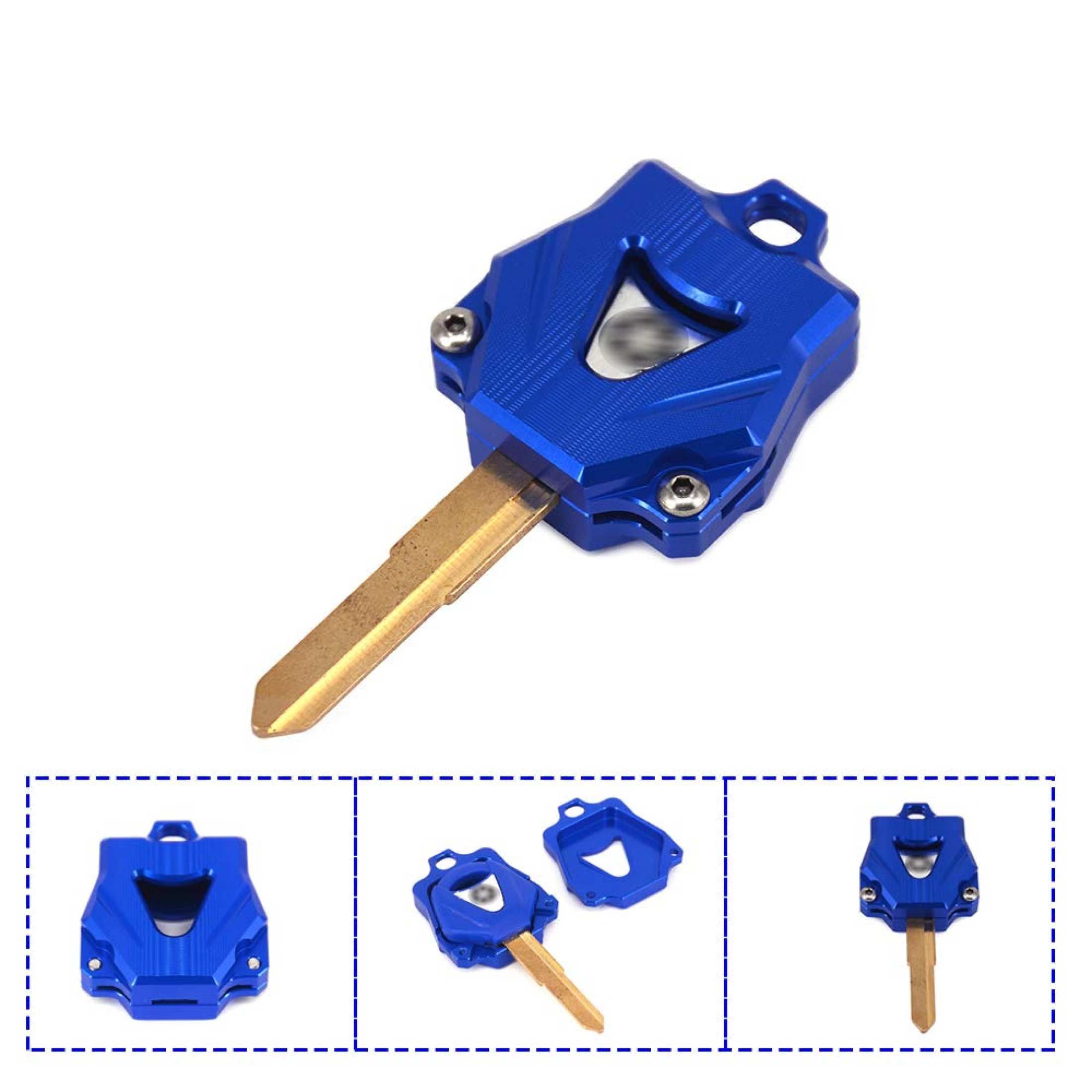 Motorcycle key cap or R15 V3 & MT 15 Key Cap ( blue )