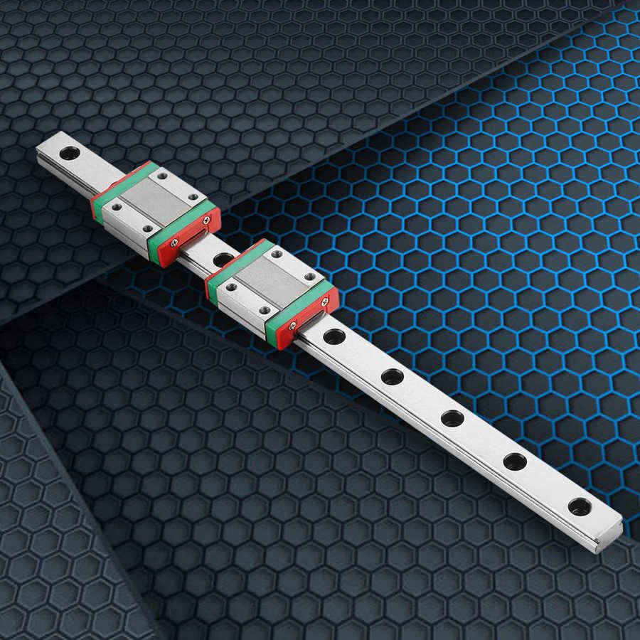 1pc 250mm MGN12 Miniature Linear Rail Guide 12mm Width + 2pcs MGN12B Slide Blocks