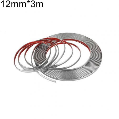 Universal 6mm 15mm 18mm 22mm Car Chrome Styling Decoration Moulding Trim Strip