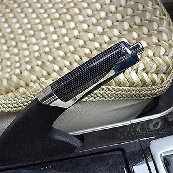 New Auto Car Carbon Fiber Style Hand Brake Handle Hand Break Protect Cover - intl