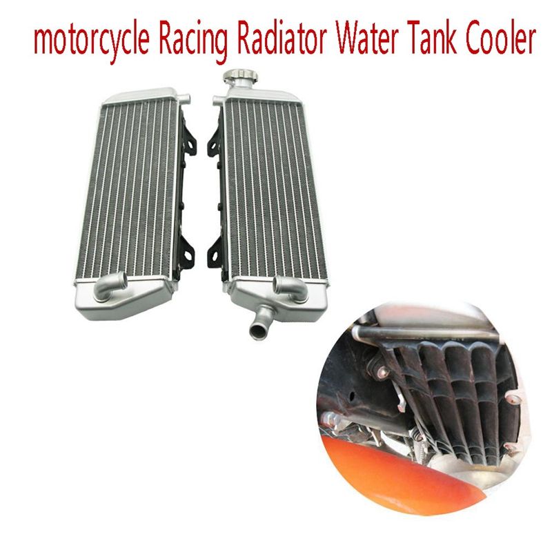 Motorcycle Aluminum Racing Radiator Water Tank Cooler for KTM SX XCW SXF EXCF XCF 125 150 250 300 350 450 500
