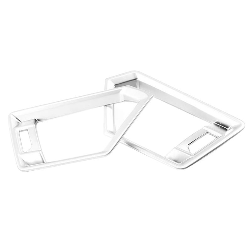Side Air Conditioning Vent Outlet Cover Trim Sticker Fit for -BMW 3-Series G20 2019-2021 Silver
