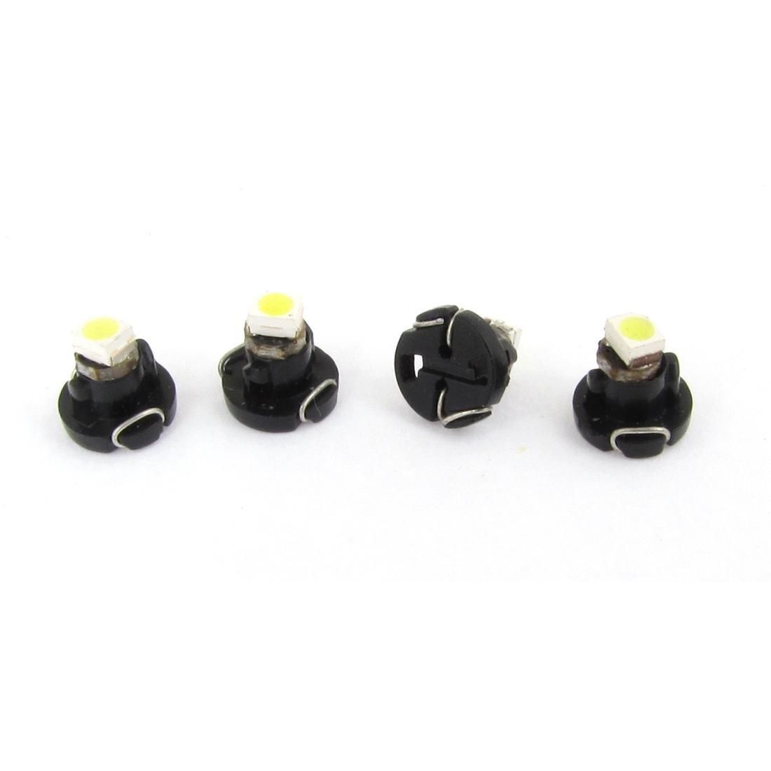 4pcs T3 White 1210 3528 SMD LED Dashboard Dash Light Lamp Bulb for Car
