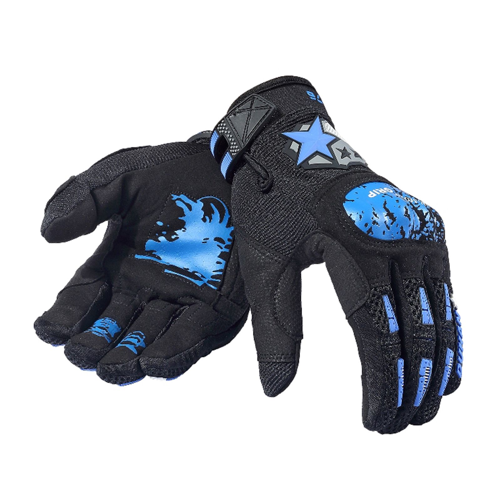 Motorcycle Gloves Full Finger Touchscreen Mittens Shock-Absorbing Breathable Motorbike Gloves for MTB Riding Cycling Skiing Outdoor Sports