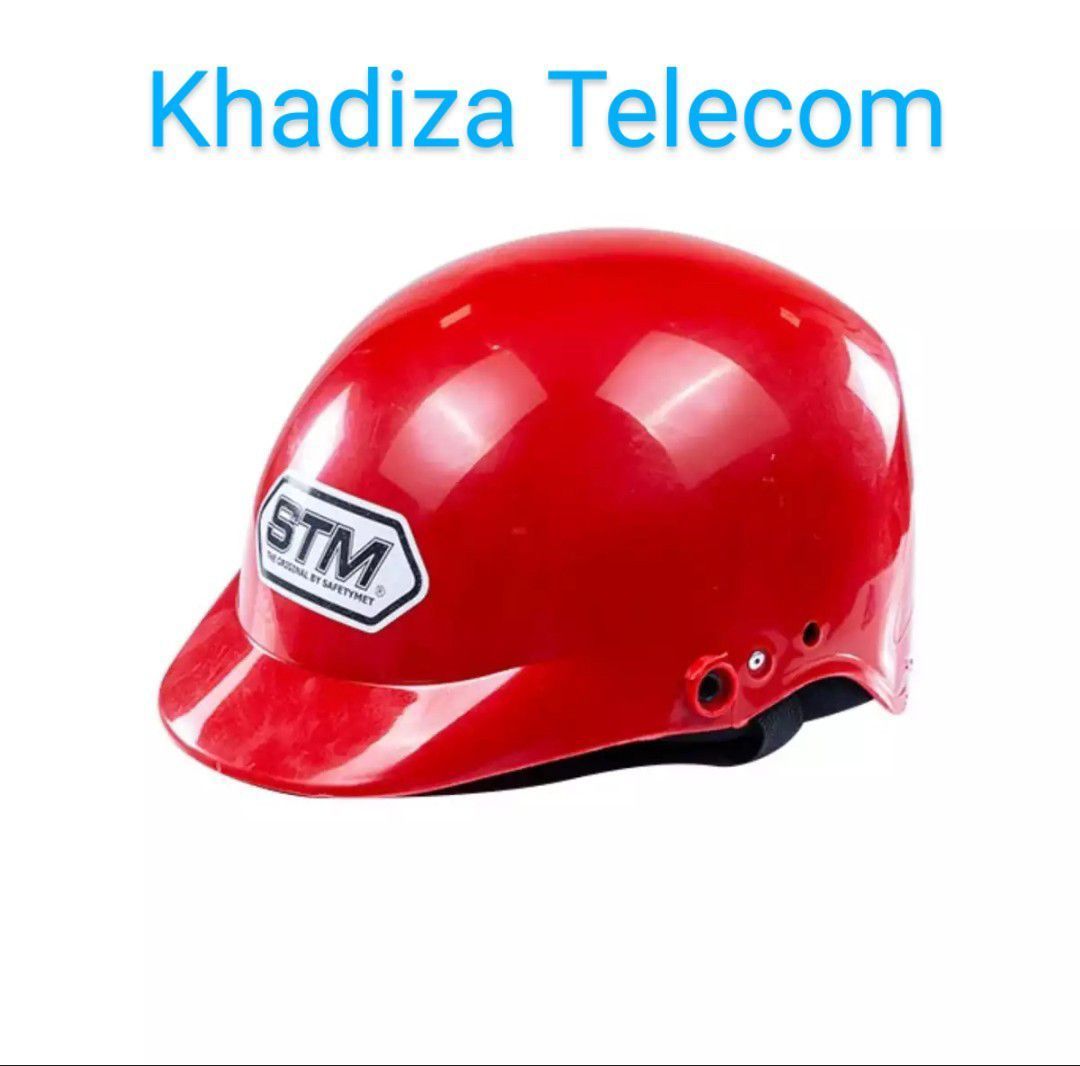 STM Open Face Cap Helmet -Red