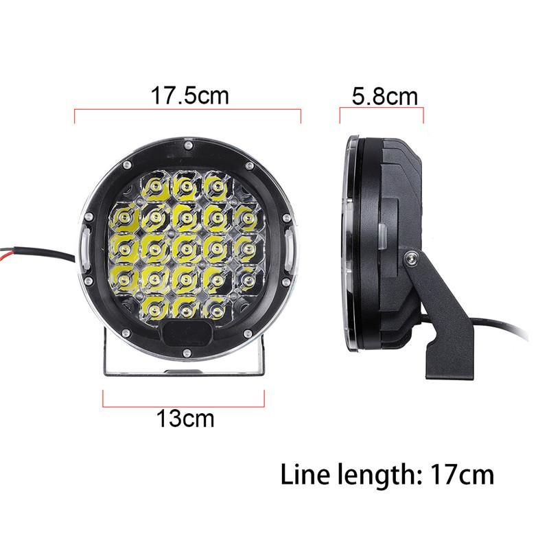 【FlexibleSupply】【September New Arrival】(21smd-BLACK-Universal)105W 10500LM IP68 New Generation Adjustable LED Driving Light Work Spot Beam Light For Jeep SUV Car Offroad Pickup ATV DC9-32V 6000K-WHITE