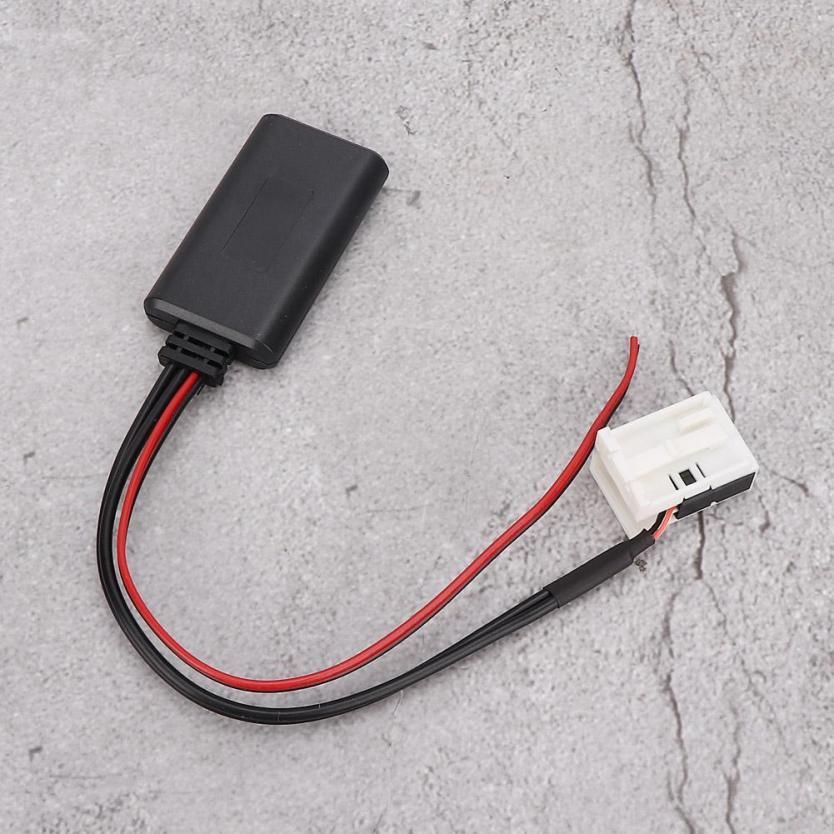 Akozon Audio Cable 12 Pin Bluetooth Adapter Aux Audio Cable Fit for Mercedes Benz