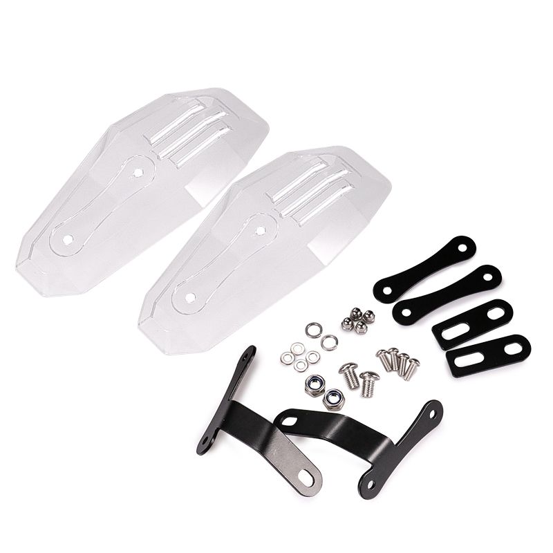 Universal Motorcycle Wind Hand Guard Motocross Protectors Windshield Handguards ATV Dirt Bike HandGuards Transparent