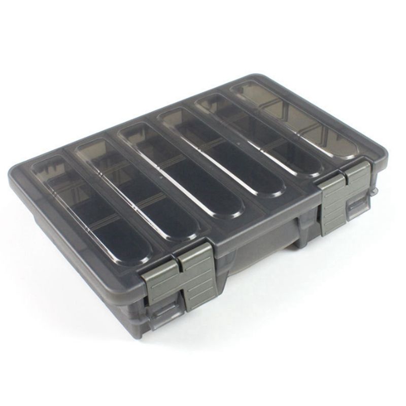 Double Layer Fishing Tackle Box Lures Bait Storage Case Organizer Container Organizer Container Accessories