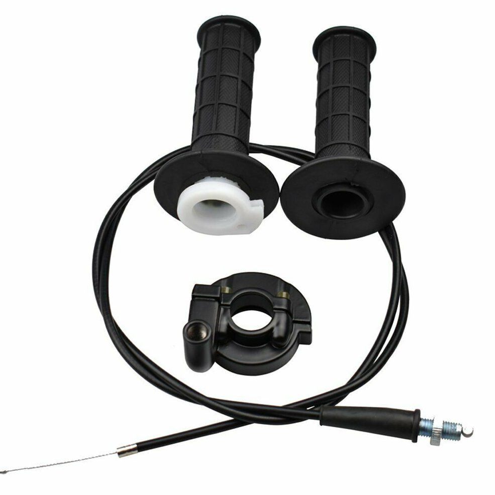 3pcs/set Twist Throttle Accelerator Handle Grips for 7/8 inch bar dirt bike High performance great reliability-black
