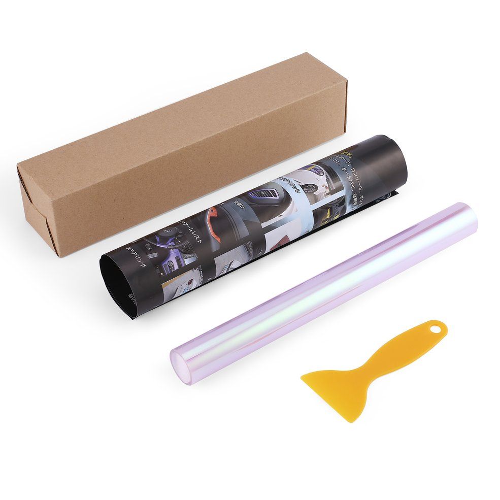 GOMYHOM 120x30cm Auto Lights Change Color Film HeadLight Film Car Sticker