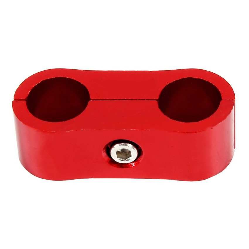 Tube Divider Aluminum Alloy AN4 Oil Fuel Water Hose Separator Auto Accessory