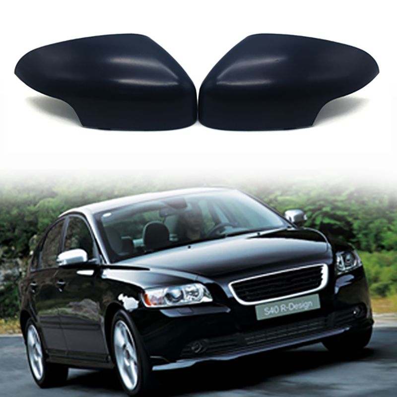 Car ABS Rearveiw Mirror Makers Door Rear Wing Mirror Cover Trim Caps for Volvo C30 S60 S80 S40 V50 V70 39850573 39850593