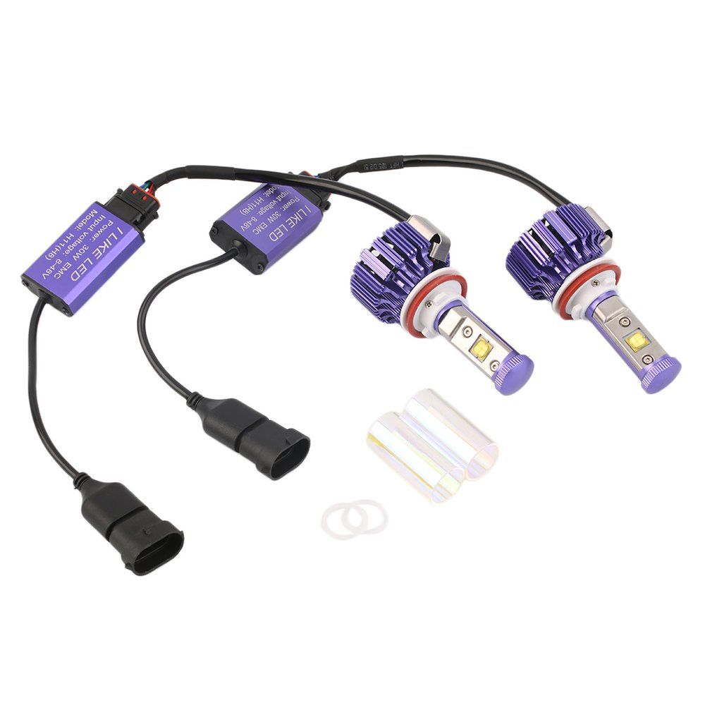 2pcs LED Headlight Kit H11(H8 H9) 60W 3000K LED Pro Light Bulbs Set