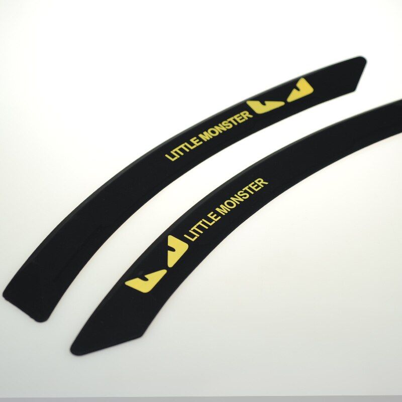 Car Styling Anti Collision Fender Flares Edge Guard Rubber Bumper Protection Sticker Mouldings decorative strip For Ford Focus