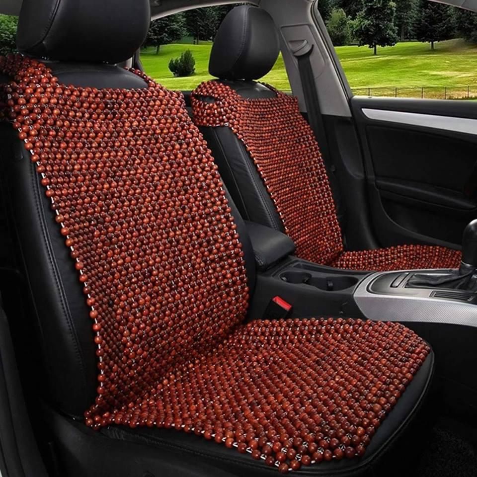 Car Seat Cushion - Wooden- 1pcs