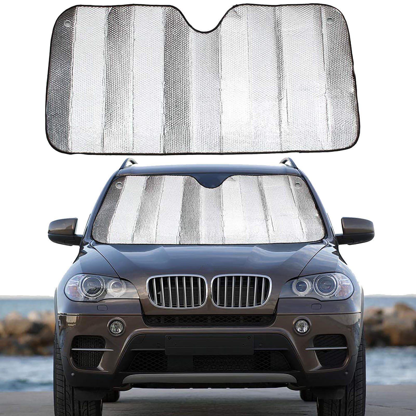 Auto Sunshade Visor Shield Cover Car Windshield Snow Sun Shade  Protector Cover Car Front Windscreen Cover Car -