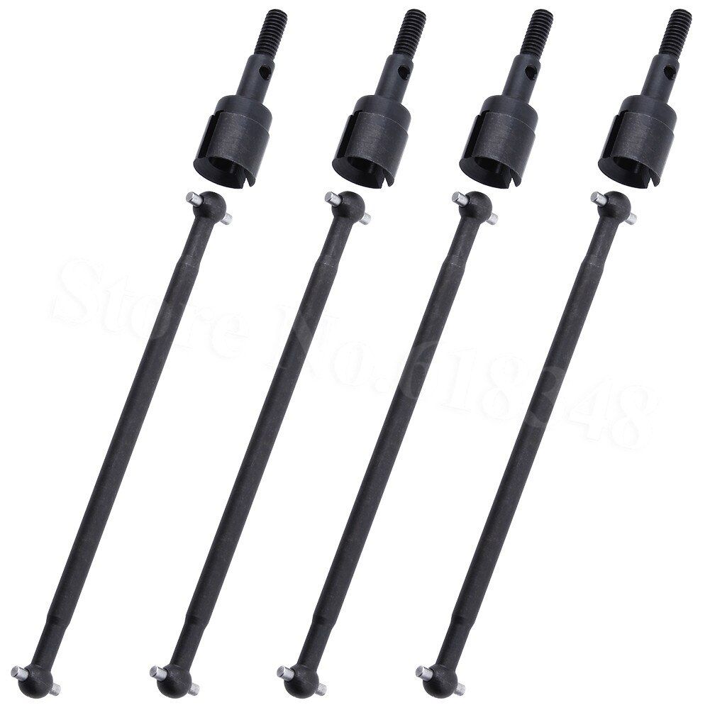 8pcs Steel Metal Drive Shaft 89.5mm Dogbones 08029 & Stub Wheel Axle 02033 for RC Redcat Volcano Epx HSP 1/10 BRONTOSAURUS 94111