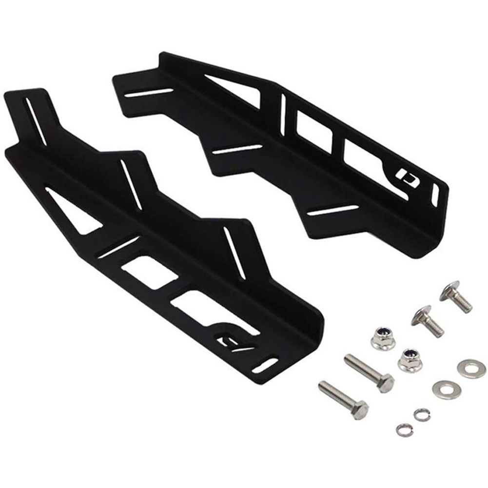 Front Bumper Fog Light Location Mounting Brackets Compatible with Triple Fog Lights Pod Fit for 2017-2019 Ford Raptor