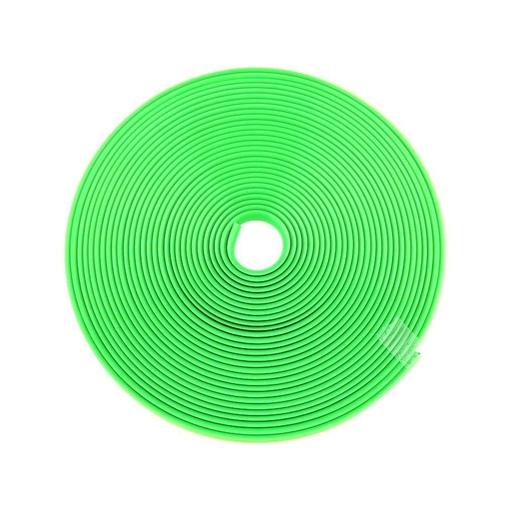 8M Wheel Decoration Belt Tire Protection Anti-Collision Ring Rim Belt Belt Green 8M