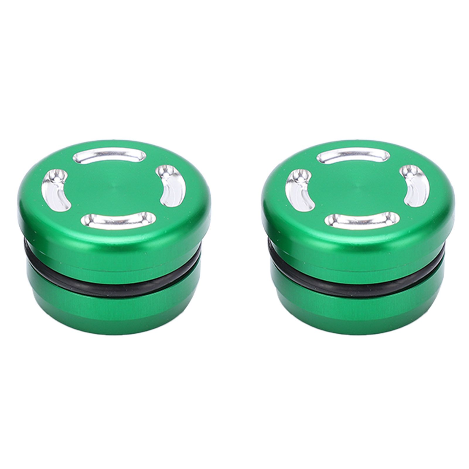 Akozon Frame Hole Cap 2Pcs Motorcycle Caps Cover Plug Kit CNC Aluminium Alloy Replacement for Z H2 2019‑2020
