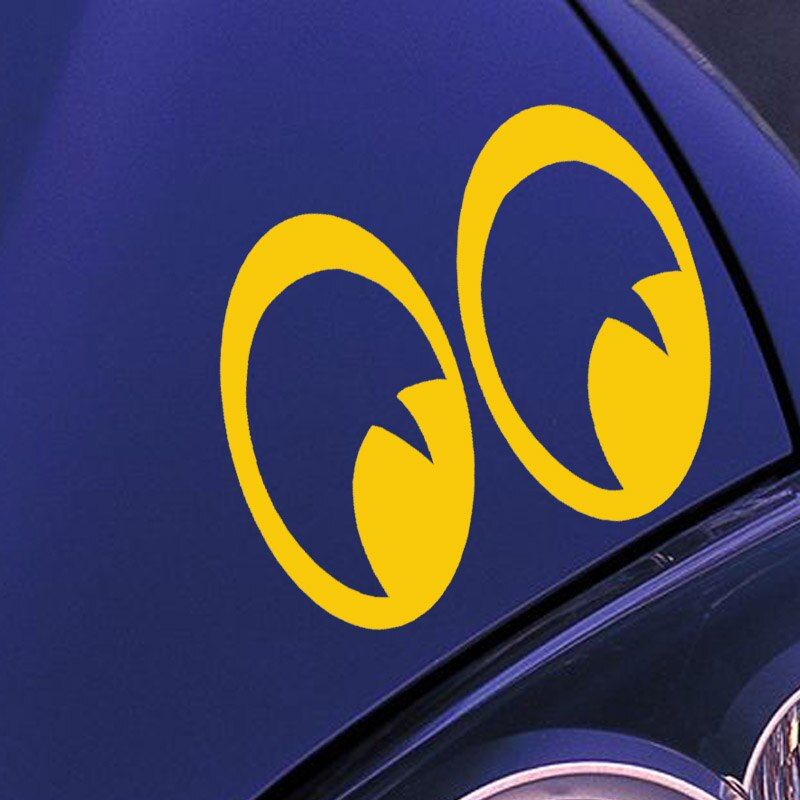 EmpireYing 3 Size 8 Colors Lovely Moon Eye Child Dream Cartoon Funny Art Car Sticker Wall Bumper Motorcycle Styling Vinyl Decals