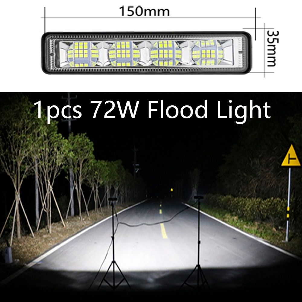 6 inch Led Light LED Headlights LED Work Light Driving Lamp For Auto Motorcycle Truck Boat Tractor Trailer Offroad 12V-24V-1pcs 18w spot