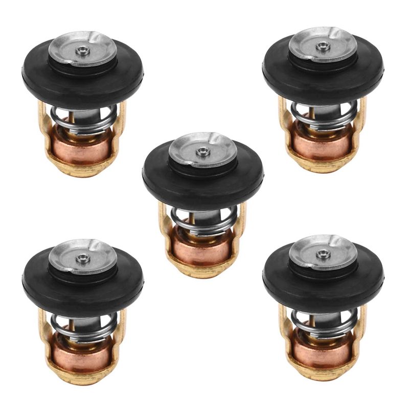 5X 50 Degree Outboard Thermostat Replacement for Yamaha Honda 6 Horsepower to 40 Horsepower 2 Strokes