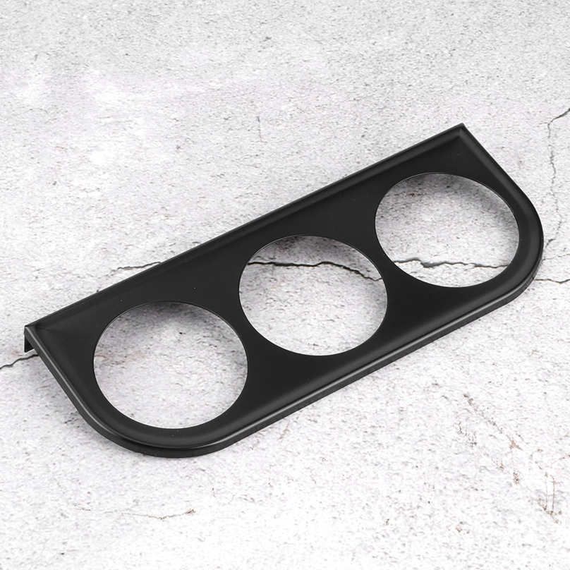 Gauge bracket holder 52mm 3-hole triple instrument panel scale gauge iron car dashboard mounting