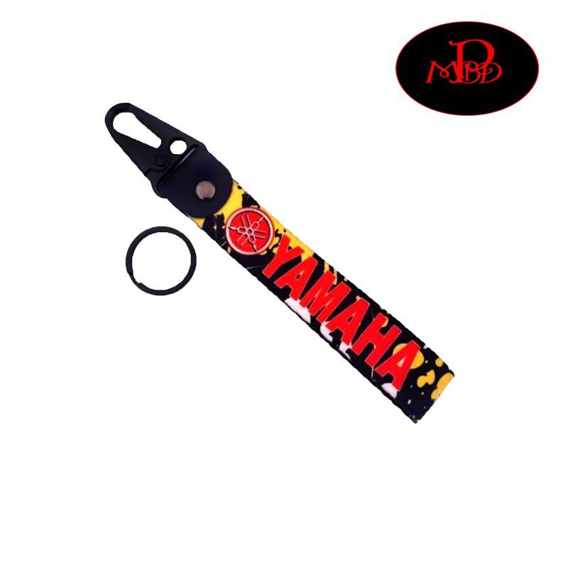 Yamaha Key Ring for Bike Riders - Black & Red
