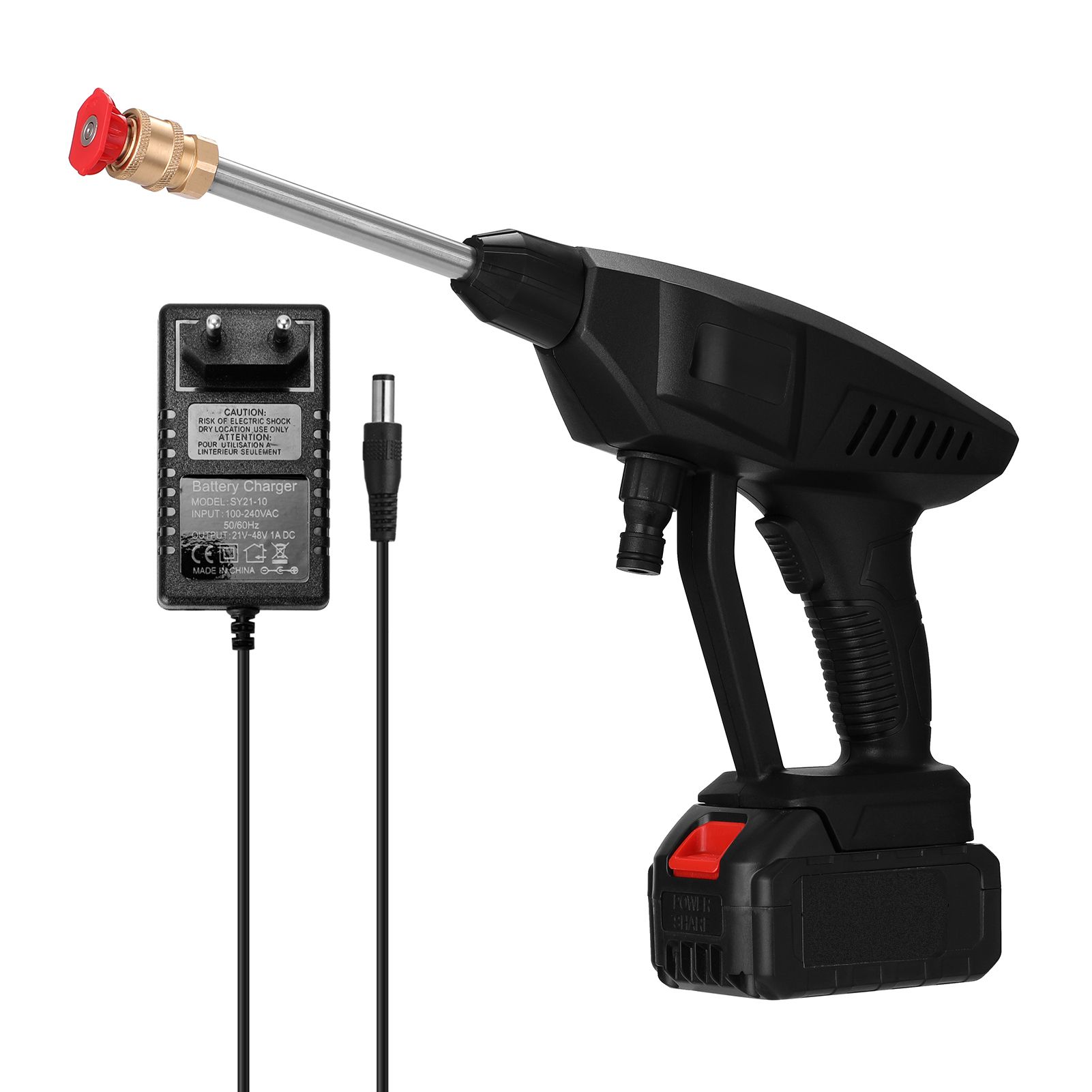 Household Cordless 30Bar High Pressure Car Wash Tool Portable Vehicle Cleaning Machine Electric Automobile Washer